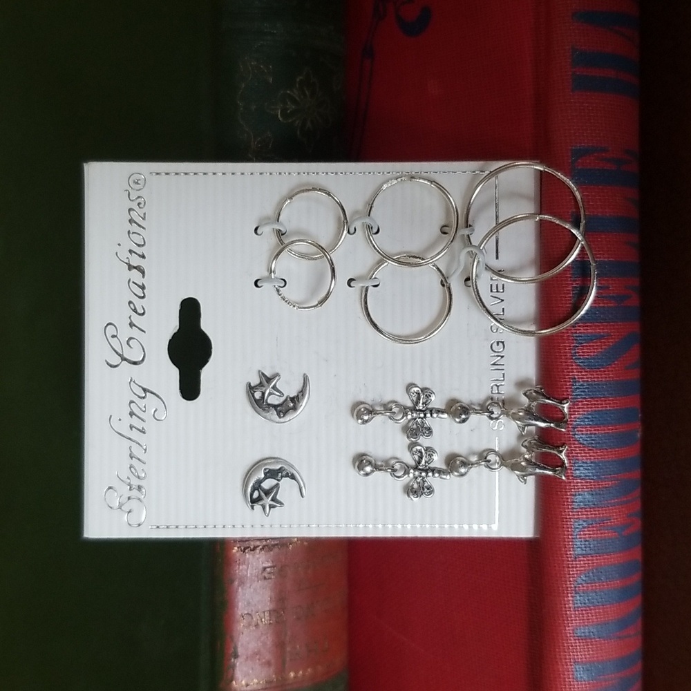 6 Pairs of Sterling Earrings